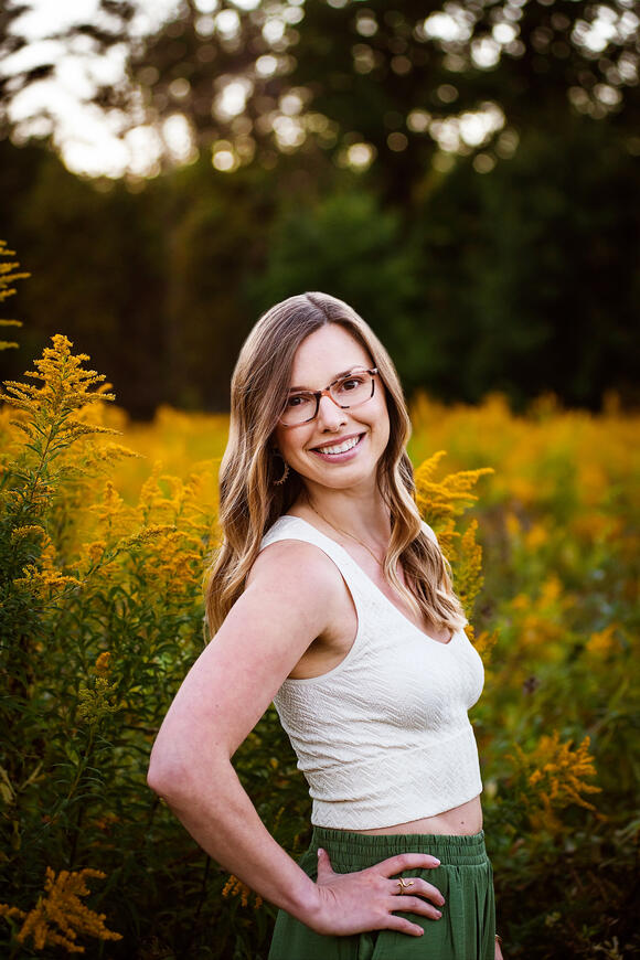 Jacqueline in the golden field